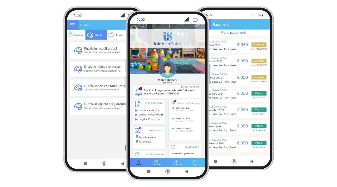 App smartphone scuola infanzia e nido