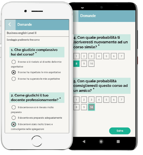 app quiz sondaggi scuola