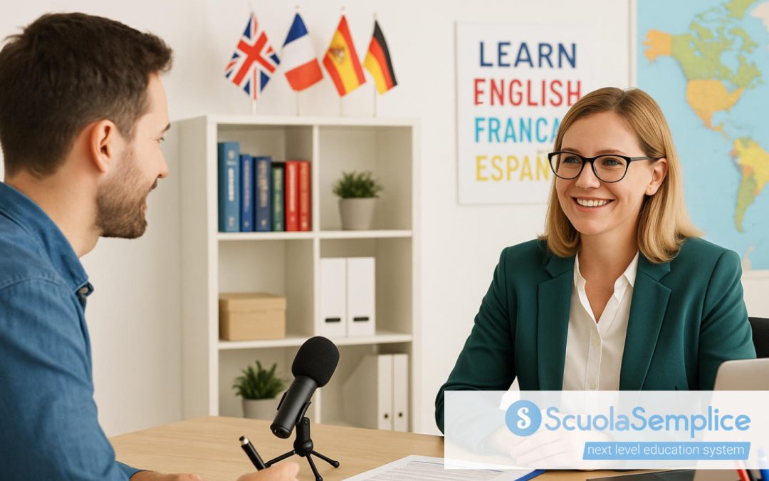 Intervista scuola di lingue