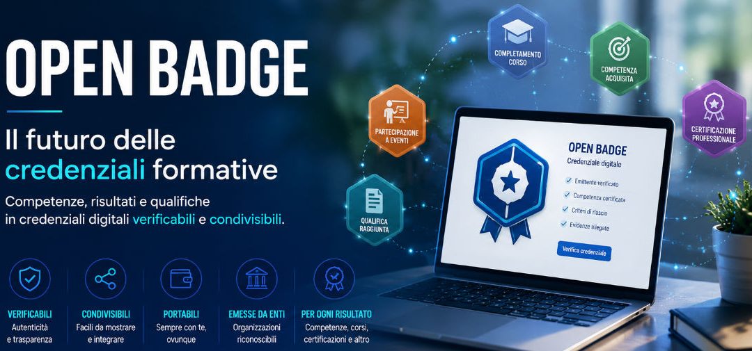 Open Badge e credenziali digitali per competenze e formazione