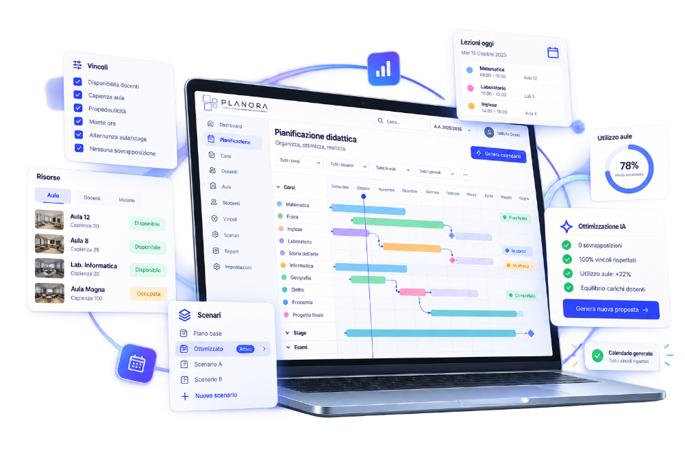 PLANORA - software intelligente per la pianificazione didattica