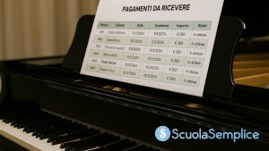 programma per piccola scuola di musica